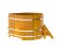 Купель для бани BentWood угловая из лиственницы рустик, h 1000мм