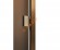 Дверь стеклянная Grandis GS 7х19-МB-S-BR коробка алюминий Brasch, ручка Абаш 