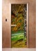 Дверь стеклянная DoorWood с фотопечатью «Краски осени»