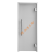 Дверь стеклянная Grandis GS 8х21-G-Н-Si коробка алюминий Silver