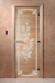 Дверь стеклянная DoorWood «Розы прозрачная», 1700х700 мм