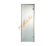 Дверь стеклянная Grandis GS 9х20-М-S-Si коробка алюминий Silver, ручка Абаш