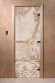 Дверь стеклянная DoorWood «Мишки в лесу сатин», 1700х700 мм