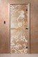 Дверь стеклянная DoorWood «Девушка в цветах прозрачная», 1700х700 мм
