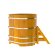 Купель для бани BentWood угловая из сращённой лиственницы, 1,19х1,19 м