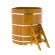 Купель для бани BentWood угловая из сращённой лиственницы, 1,19х1,19 м