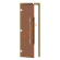 Дверь стеклянная Sawo «бронза» 741-3SGD-R-3 7/19 коробка кедр без порога