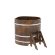 Купель для бани BentWood угловая из сращённой морёной лиственницы, 1,03х1,03 м