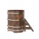 Купель для бани BentWood угловая из сращённой морёной лиственницы, 1,03х1,03 м