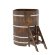 Купель для бани BentWood угловая из сращённой морёной лиственницы, 1,03х1,03 м