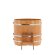 Купель для бани BentWood круглая из сращённой лиственницы, D 1,17м