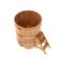 Купель для бани BentWood круглая из сращённой лиственницы, D 1,17м