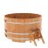 Купель для бани BentWood круглая из сращённой лиственницы, D 2,0м