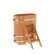 Купель для бани BentWood овальная из сращённой лиственницы, 0,59х1,06 м