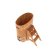 Купель для бани BentWood овальная из сращённой лиственницы, 0,59х1,06 м