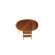 Купель для бани BentWood овальная из сращённой лиственницы, 0,59х1,06 м