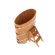 Купель для бани BentWood овальная из сращённой лиственницы, 0,69х1,31 м