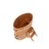 Купель для бани BentWood овальная из сращённой лиственницы, 0,80х1,42 м