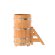 Купель для бани BentWood овальная из сращённой лиственницы, 0,80х1,42 м