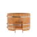 Купель для бани BentWood овальная из сращённой лиственницы, 0,80х1,42 м