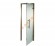Дверь стеклянная Grandis GS 7х20-М-Н-BR коробка алюминий Brasch