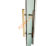 Дверь стеклянная Grandis GS 7х21-М-S-Si коробка алюминий Silver, ручка Абаш