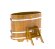 Купель для бани BentWood овальная из лиственницы рустик, h 1000мм